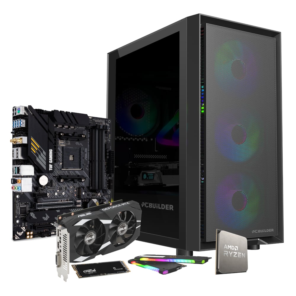 PCBuilder Ryzen 5 5600X SENTINEL Windows 11 Gaming PC