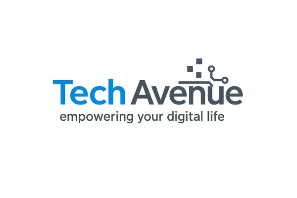 Logo is "Tech Avenue" slogan is "empowering your digital life" please create a logo
